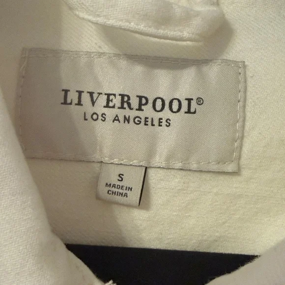 Liverpool Cream Button-Front Utility Jacket - Picture 3 of 11